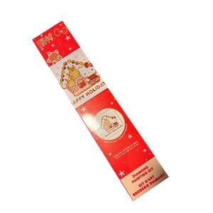 Hello Kitty Sanrio Happy Holiday Diamond Painting Kit Christmas Gingerbread